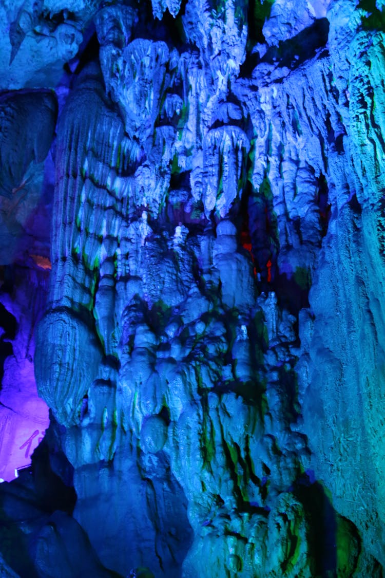 Stalactites In Cave