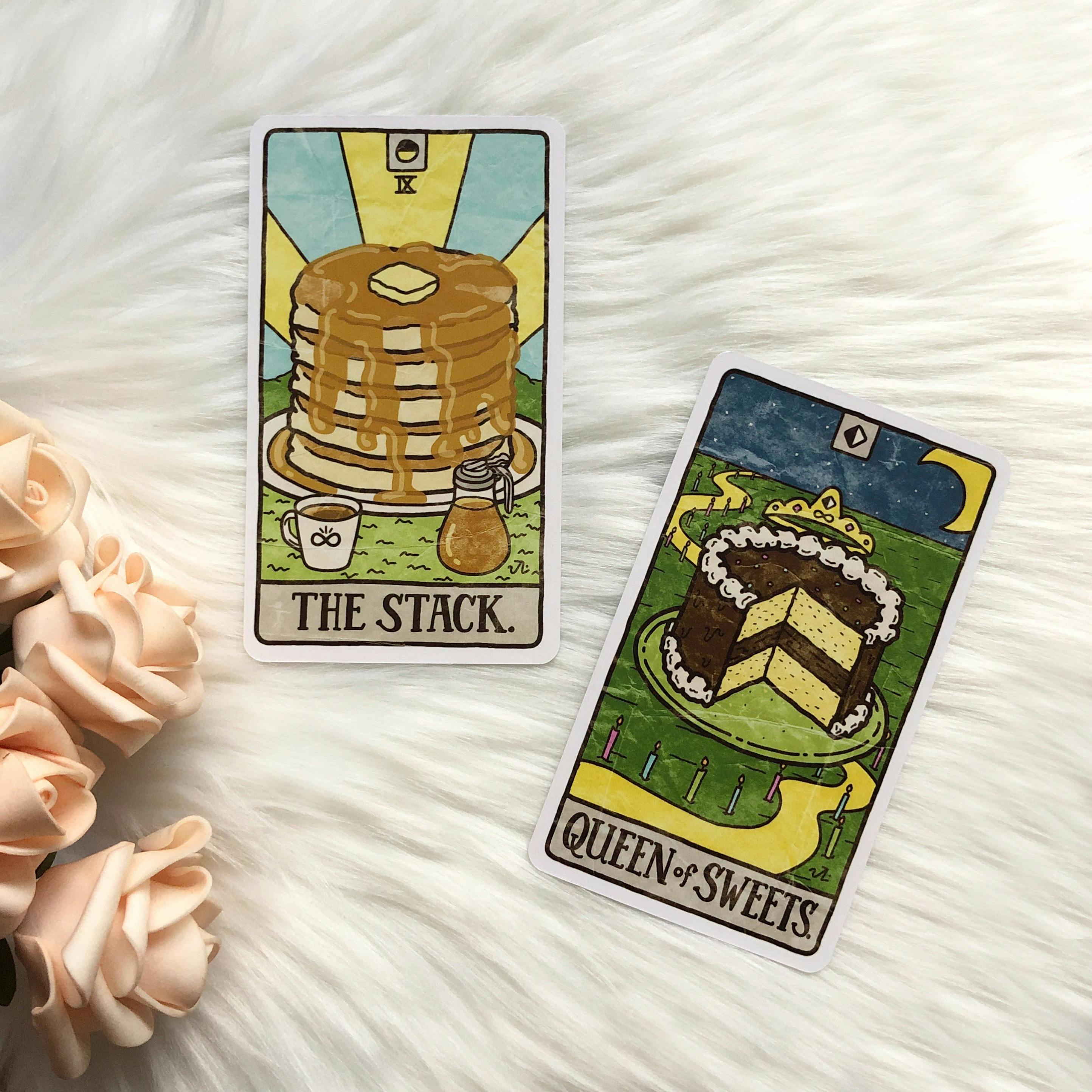 Cards with Drawings of Desserts