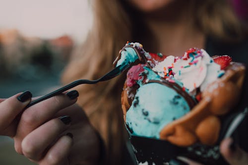 Free stock photo of adult, arts and crafts, bagel