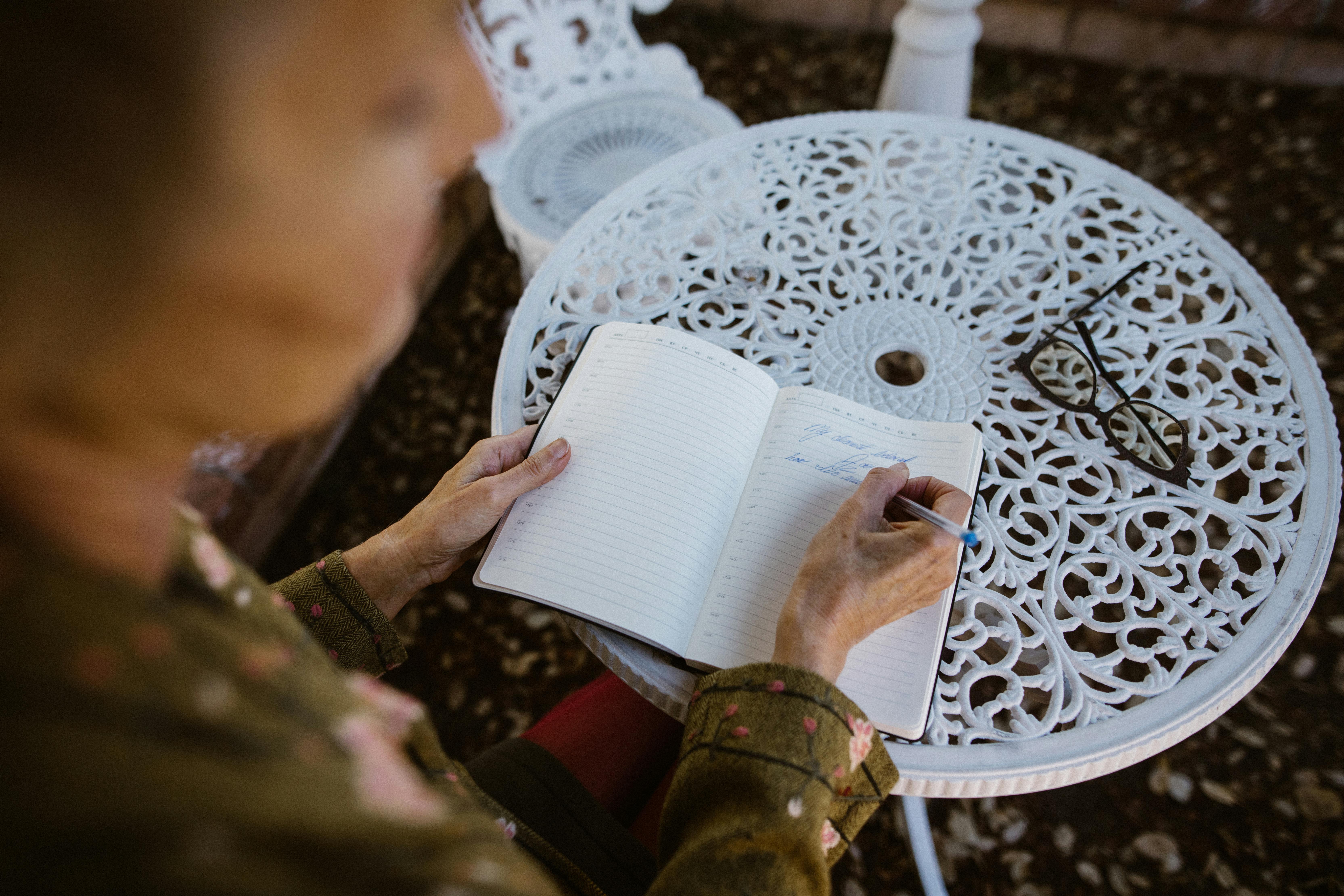 focus timer and notebook candid lifestyle lifestyle photo 2