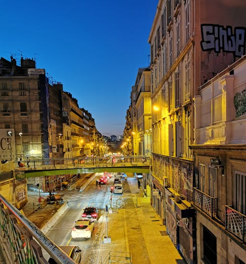 Kostenloses Stock Foto zu frankreich, in der nacht, lichter der stadt