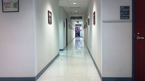 Free stock photo of empty, hallway, tile floor Stock Photo