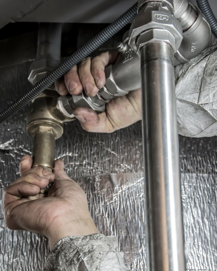 Water heater equipment in a Coventry area home
