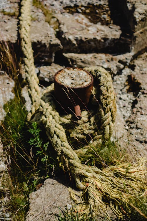 Close-Up Shot of a Rope