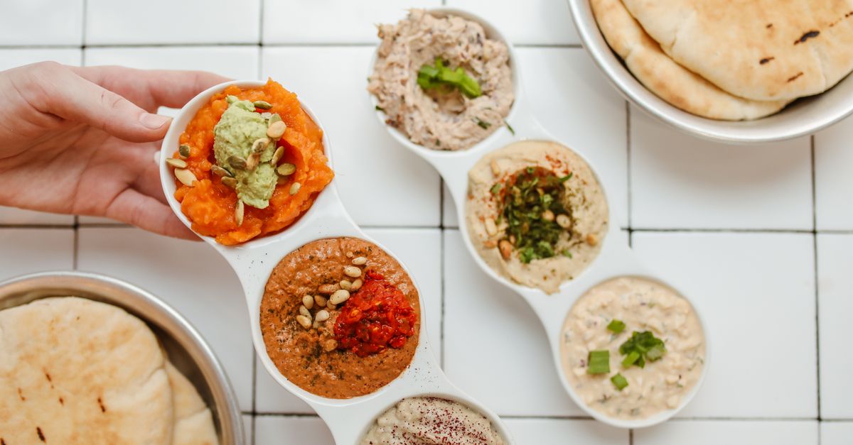 A Close-Up Shot of Various Dips · Free Stock Photo