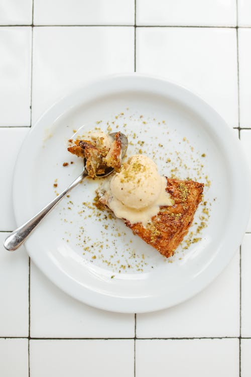 Baklava With Ice Cream