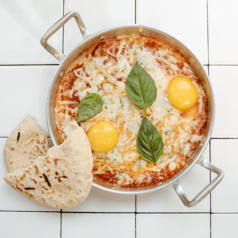 Ramadan Suhoor Shakshuka with White Beans and Spinach