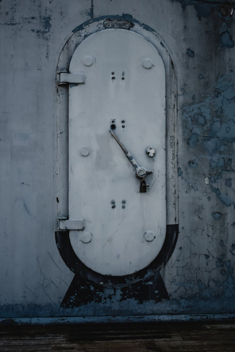 A Watertight Door In A Ship