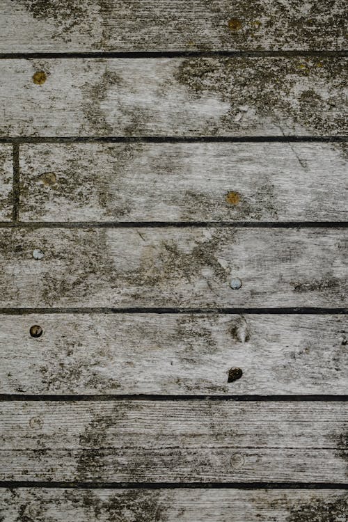 Old and Rustic Horizontal Wood Planks