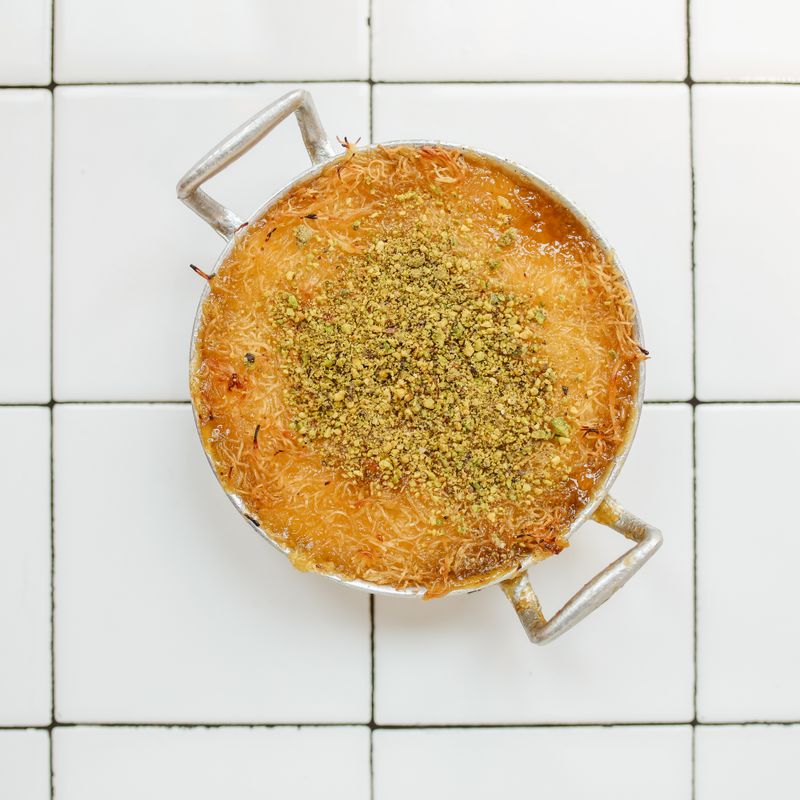 Date Syrup Semolina Cake
