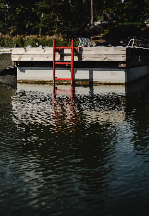Red Ladder on a Dock 
