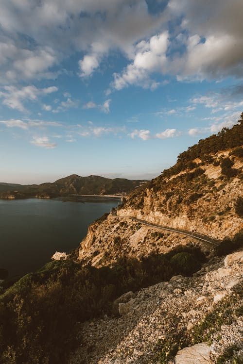 Hills around Sea Shore