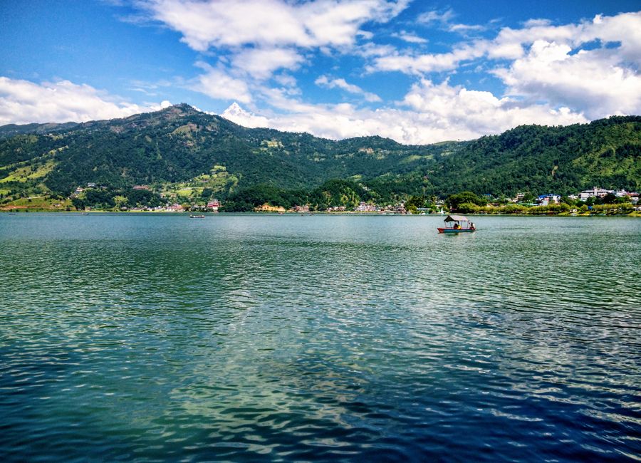 Pokhara, Nepal — a travel moment · stay connected with a Pokhara eSIM from My Holiday SIM