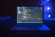 Programming Code on Laptop Screen