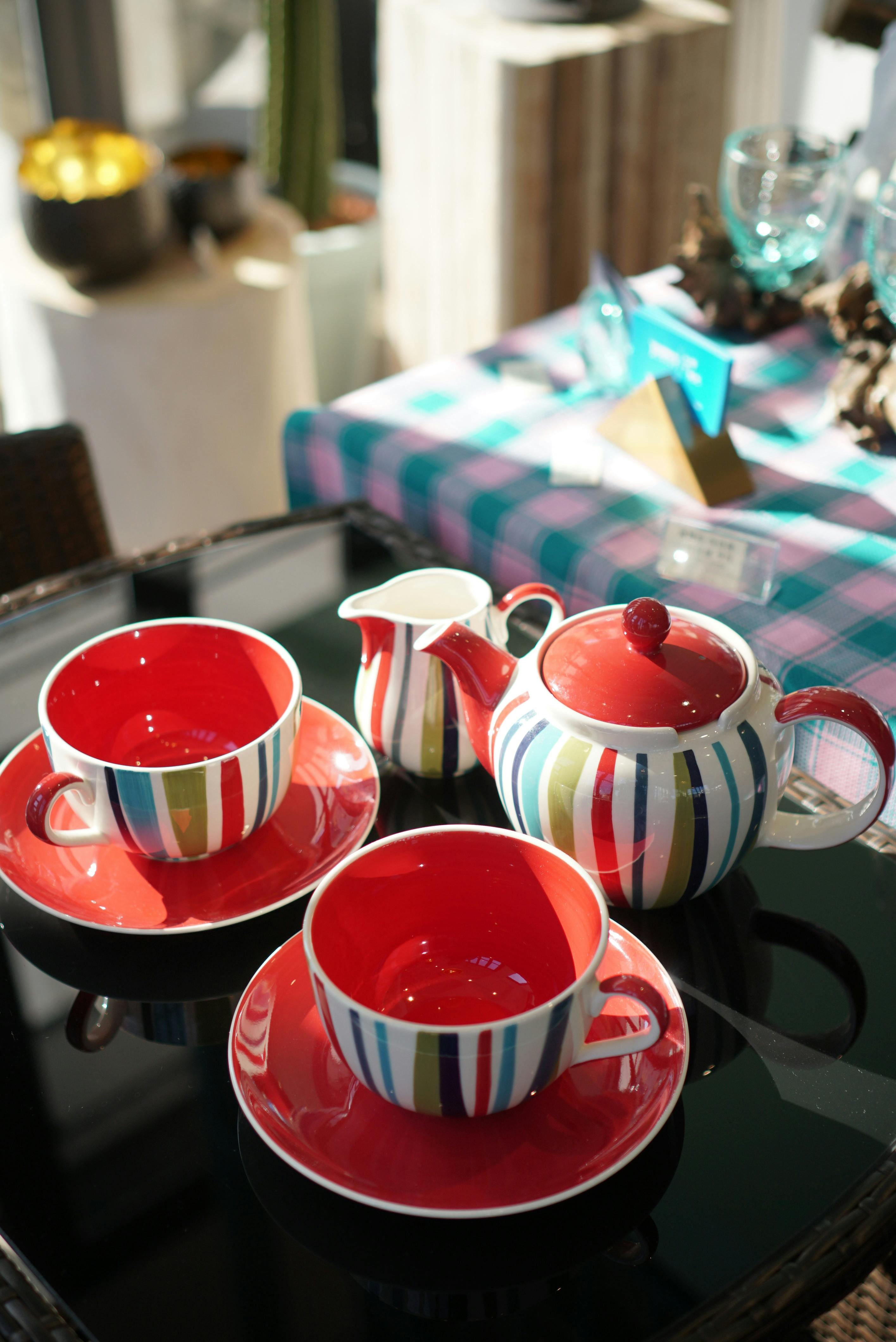 A Tea Set on a Table · Free Stock Photo