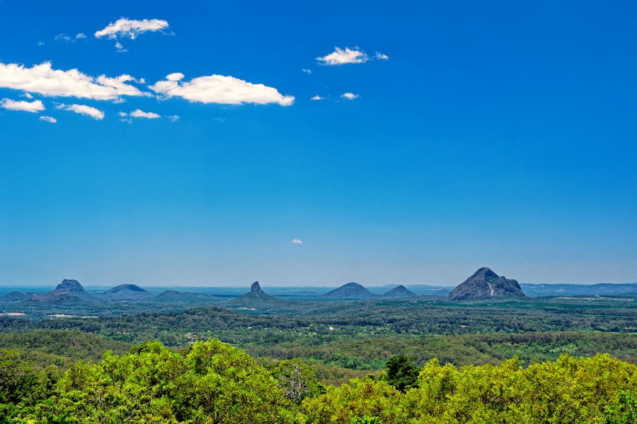 Glass House Mountains со смотровых