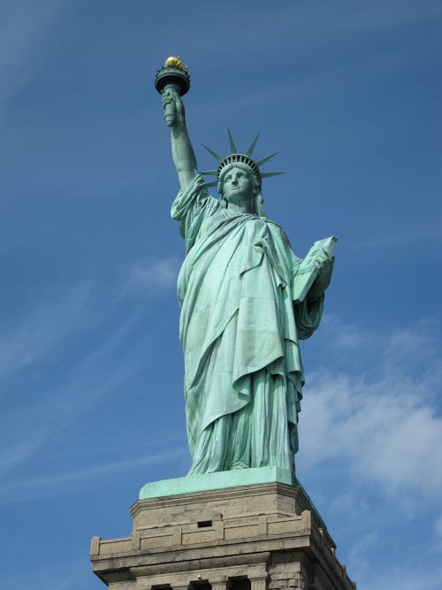 Gratis lagerfoto af Frihedsgudinden, monument, New york