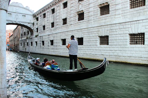 คลังภาพถ่ายฟรี ของ กอนโดล่า, ขับเรือ, คนพายเรือ
