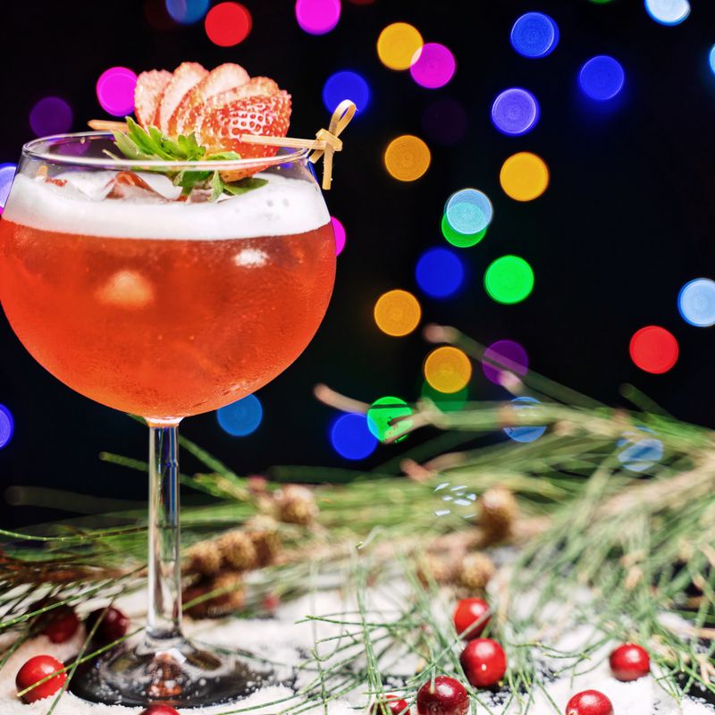 Cranberry Sparkler Mocktail