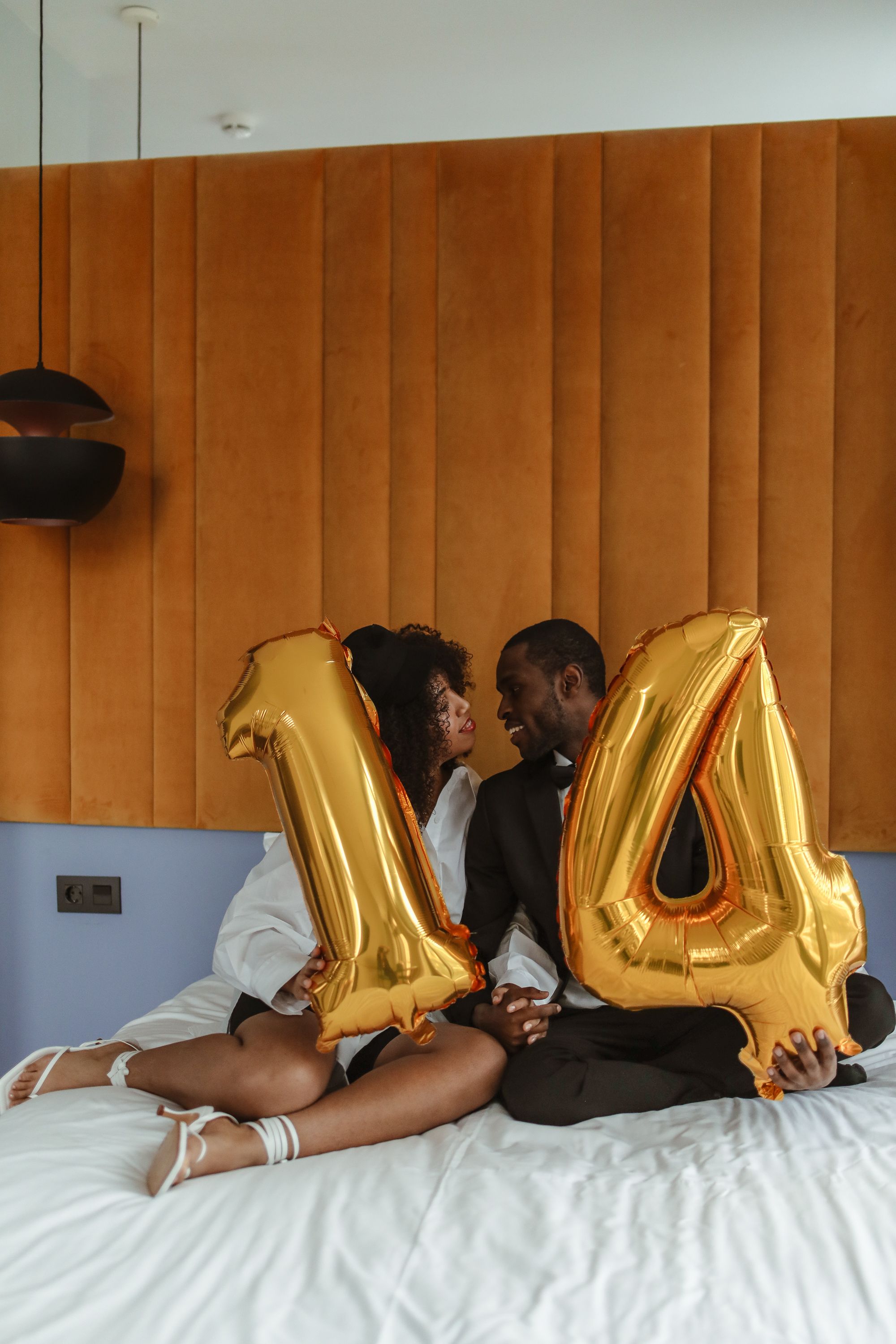 Couple celebrating an anniversary