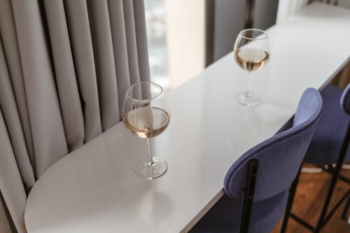 Photograph of Glasses with Champagne