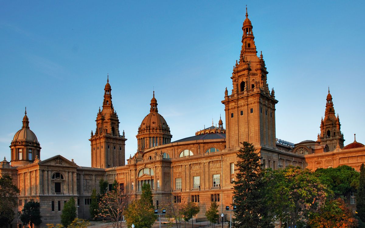 Palau Nacional (MNAC) on Montjuic, Barcelona