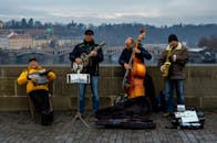 Street Musicians in Live Performance