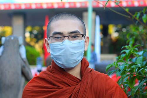 Close-up Photo of Man wearing Facemask 