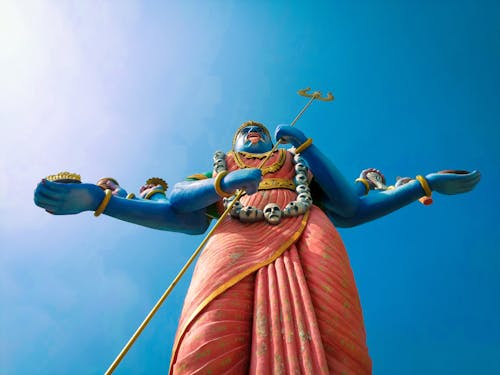 Ingyenes stockfotó alacsony szögű felvétel, hindu, istennő témában