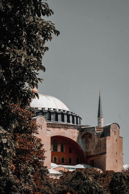 Foto stok gratis arsitektur bizantium, hagia sophia, Istanbul