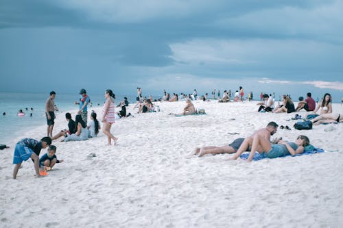 People on White Beach