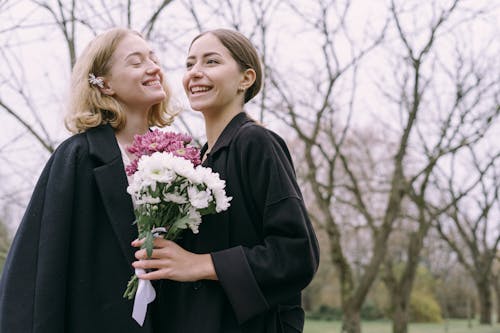 Close-Up Shot of a Happy Couple