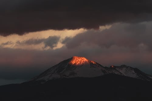 Mountain Under Cloudy Sky