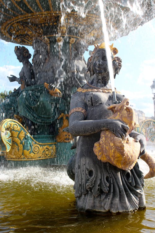 Fotobanka s bezplatnými fotkami na tému fontána, Francúzsko, Paríž