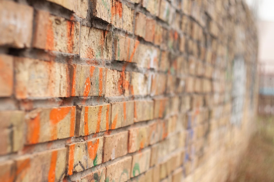 Free stock photo of old, red bricks, wall