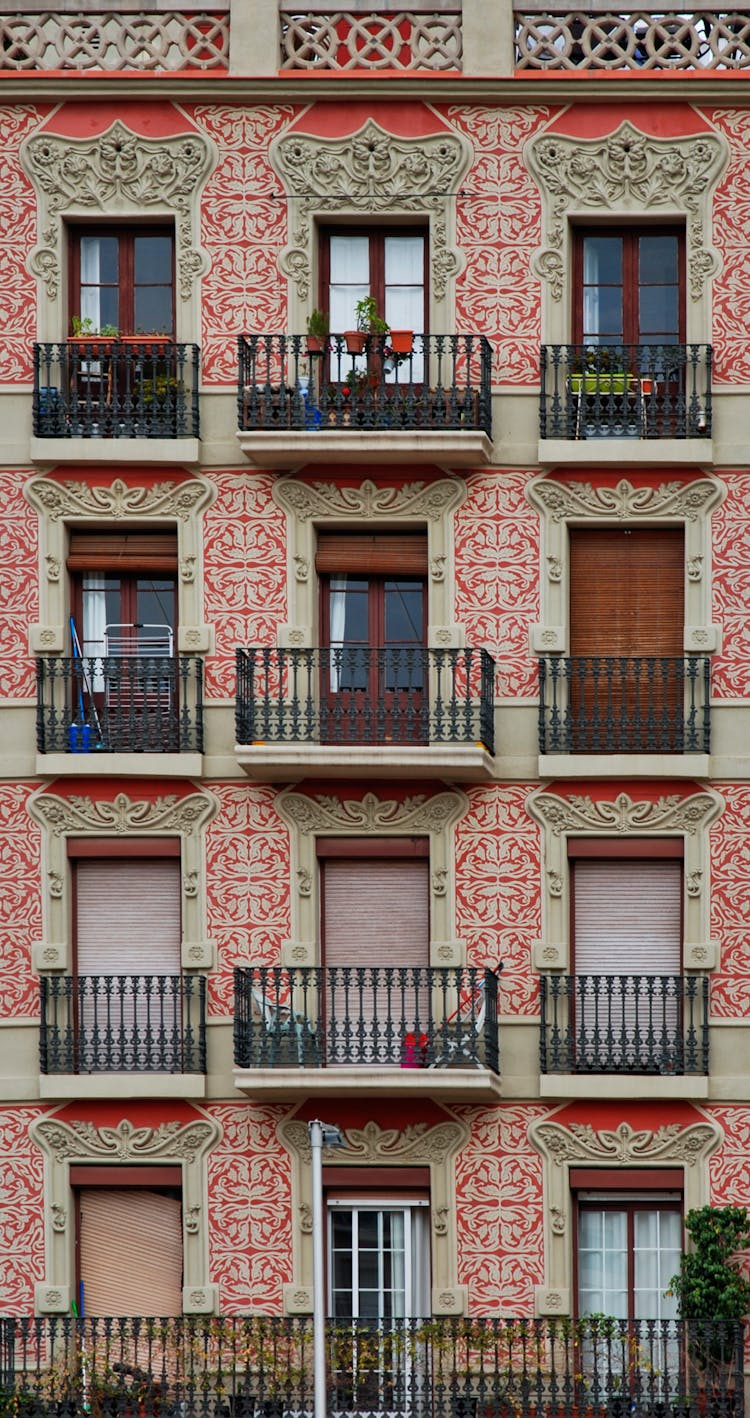 Black Steel Framed Balconies