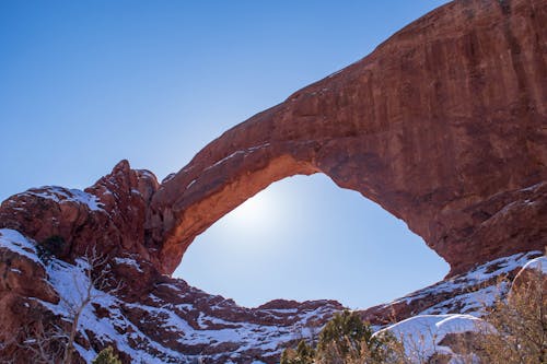 Natural Rocks Formation in the Arches National Park 