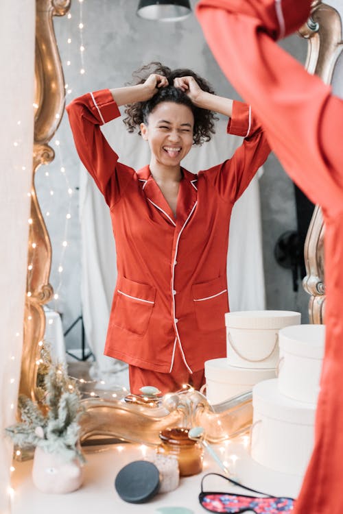 Woman in Front of a Mirror