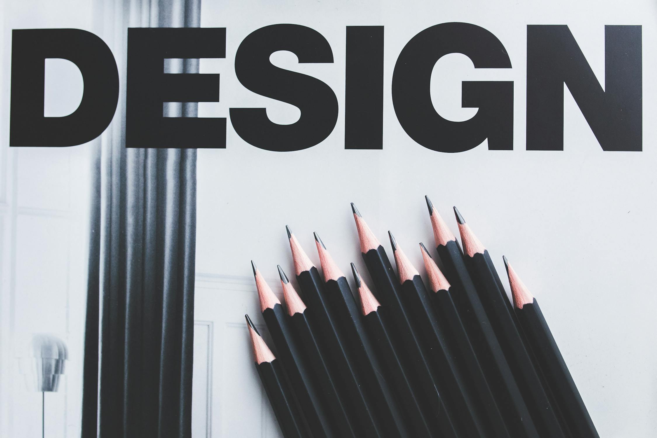Web Tasarımı Nedir, Nasıl Yapılır? Pencil-typography-black-design