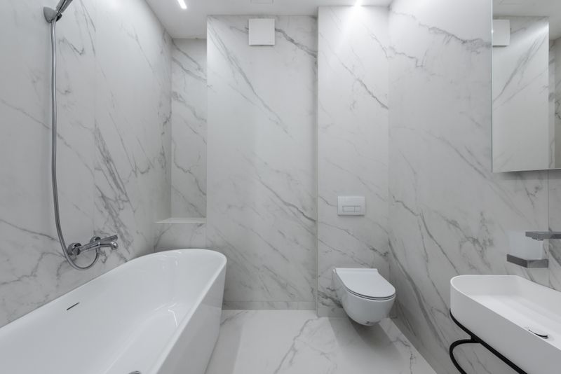 Bathroom wall tiling