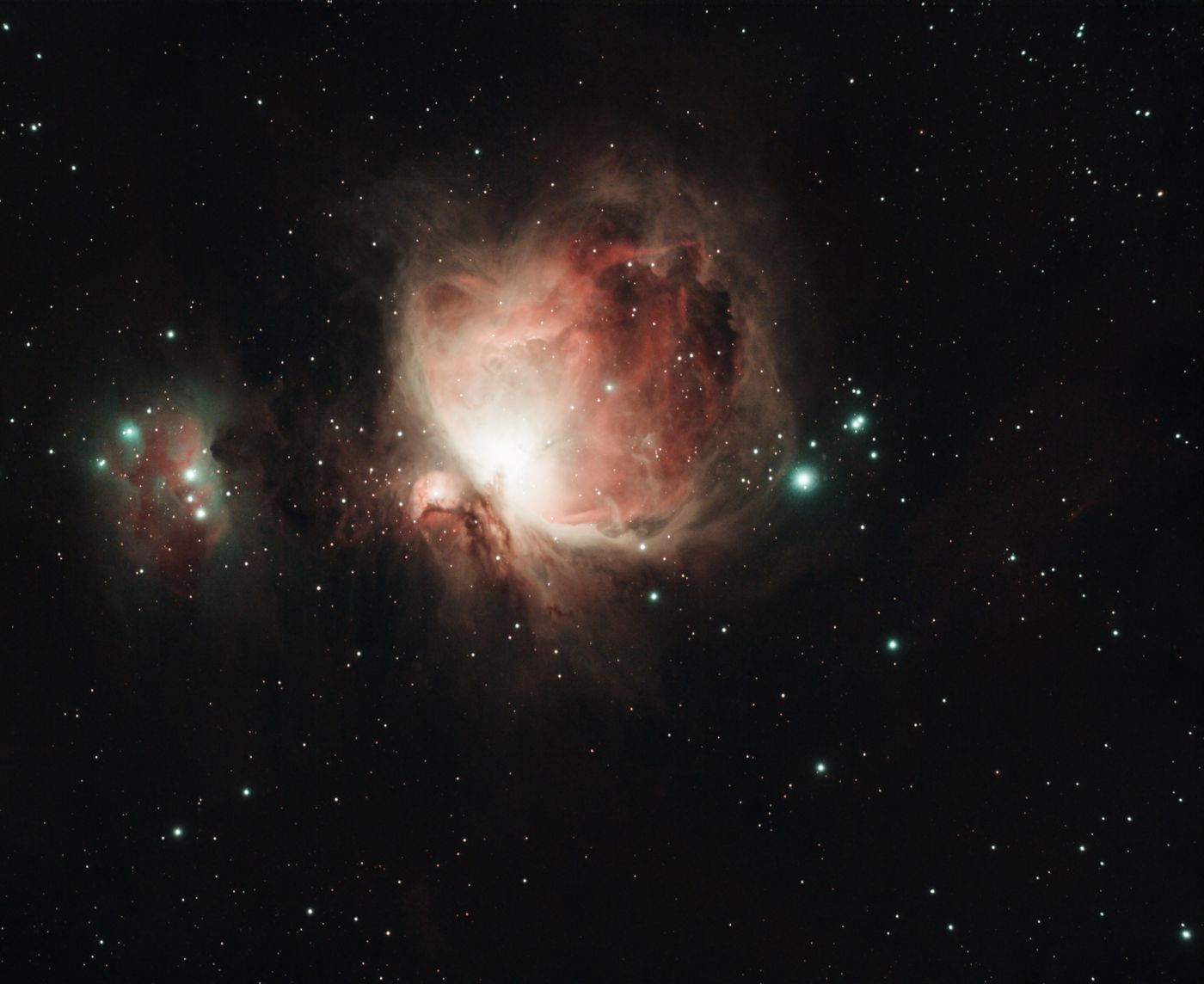 Nebulosa observada no céu noturno