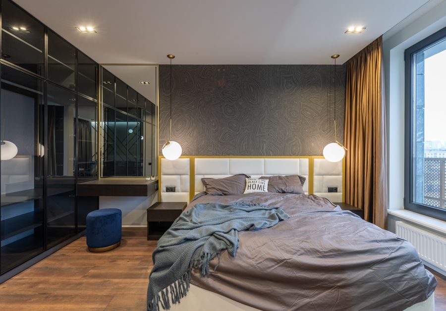 Soft modern bedroom