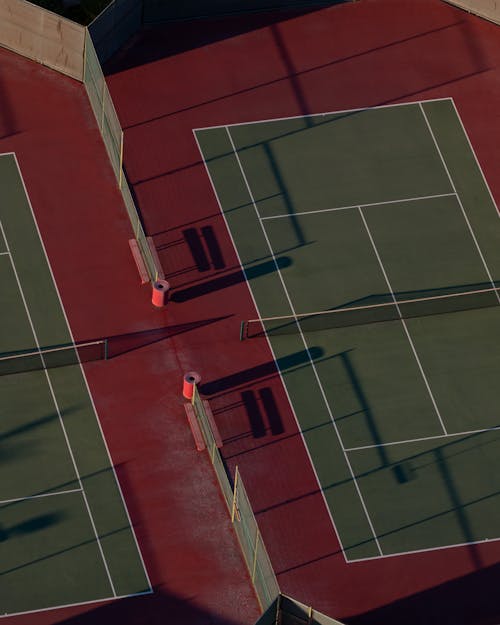 Drone Shot of Tennis Courts