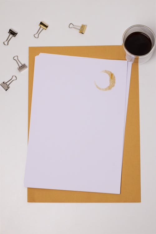 A Moon Drawing on a Paper