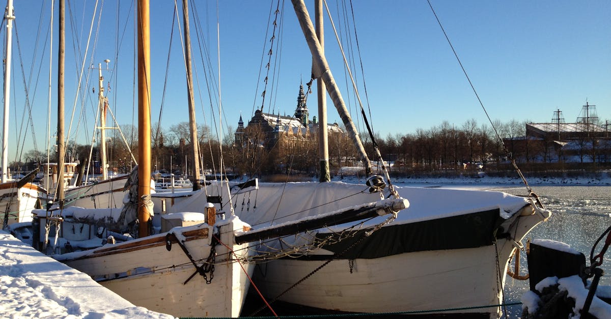 Free stock photo of boat, ship, winter