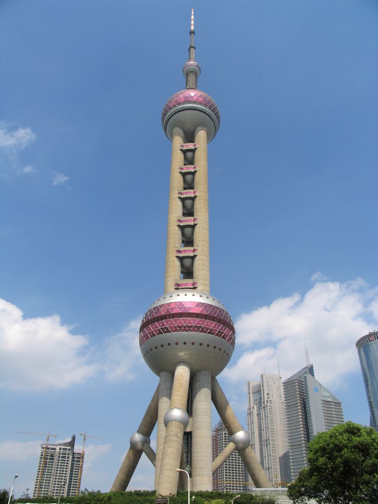 Oriental Pearl TV Tower In Shanghai China