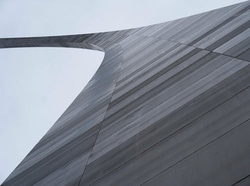 Low-Angle Shot of Gateway Arch in St. Louis