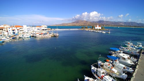 Fishing Boats Docked On Port