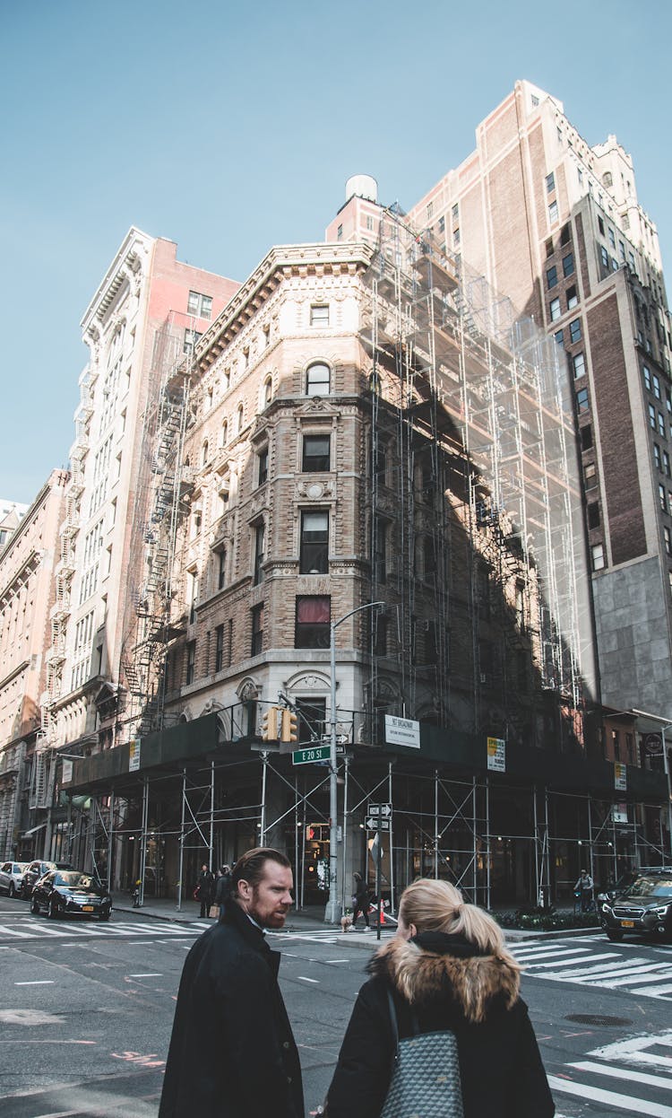 People Crossing The Street