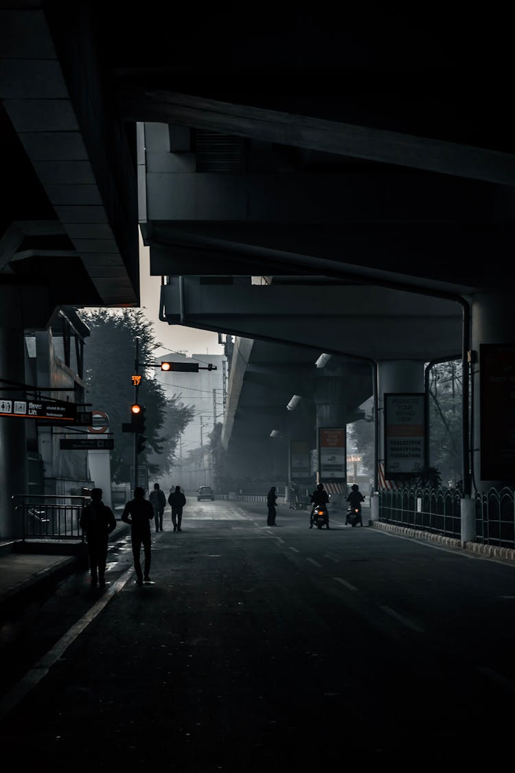 A Street During Early Morning